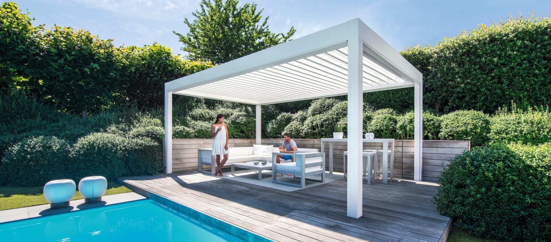 Lamellendach Renson Camargue