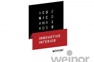 Die Pergolamarkise Plaza Viva wurde mit dem Iconic Awards 2019 in der katregorie Onnovative Interior ausgezeichnet.