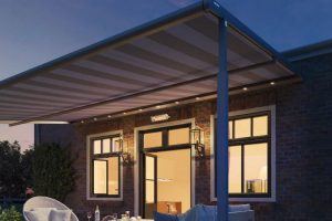 Mit der optionalen LED-Beleuchtung schaffen Sie mit ihrem angenehm warmweißen Licht auch abends eine Wohlfühlatmosphäre auf Ihrer Terrasse.