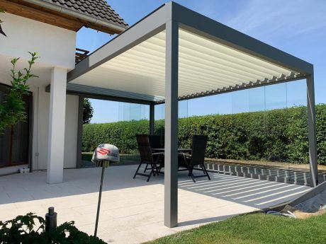 Perfekte Sitzecke Auf Der Terrassse Schatteria Terrassendach