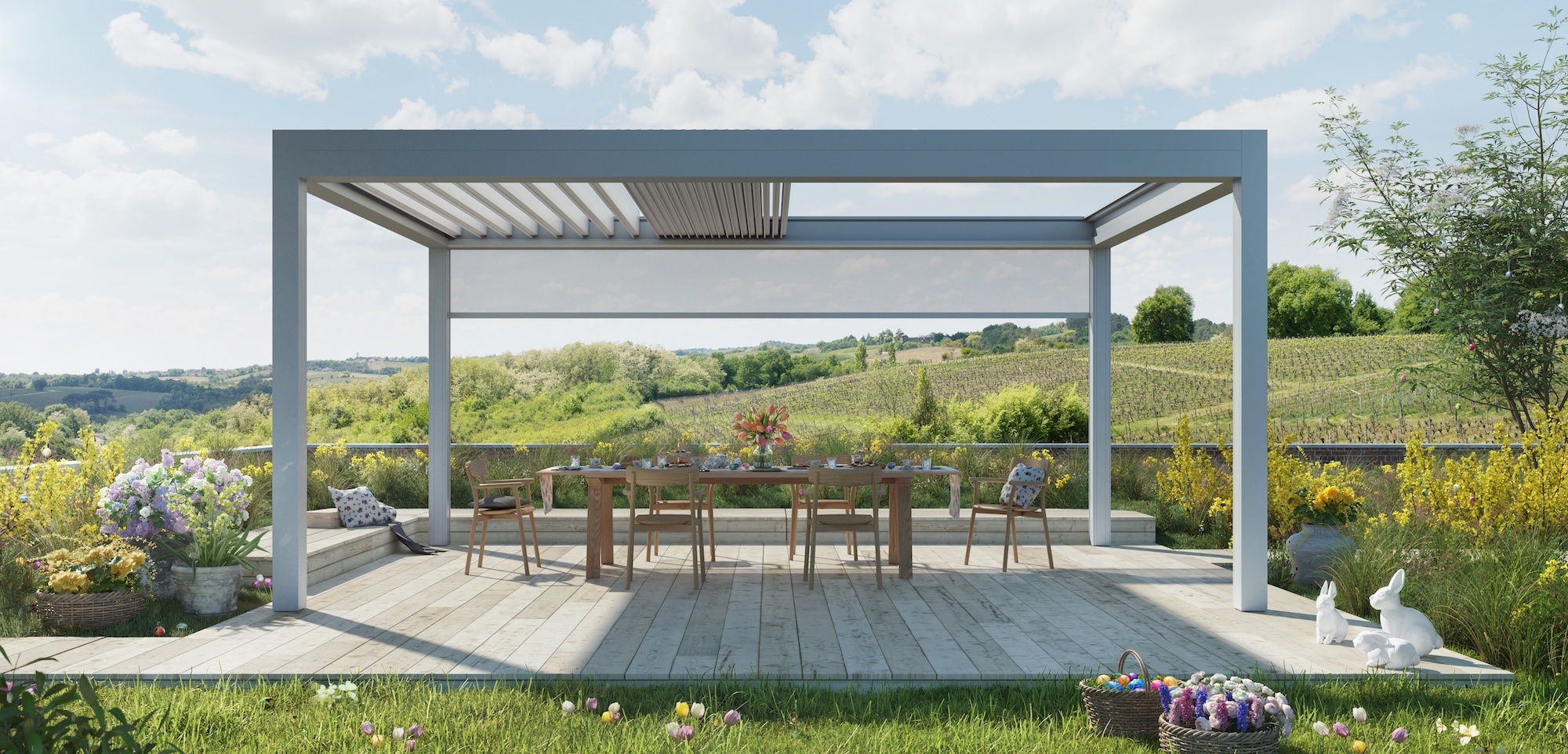 Terrassendächer, Lamellendächer und Pergola-Markisen aus Hamburg